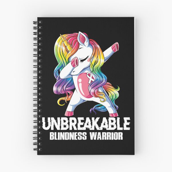 Item preview, Blindness Awareness - Unicorn Blindness Warrior Ribbon UNBREAKABLE designed and sold by Fernandezf.