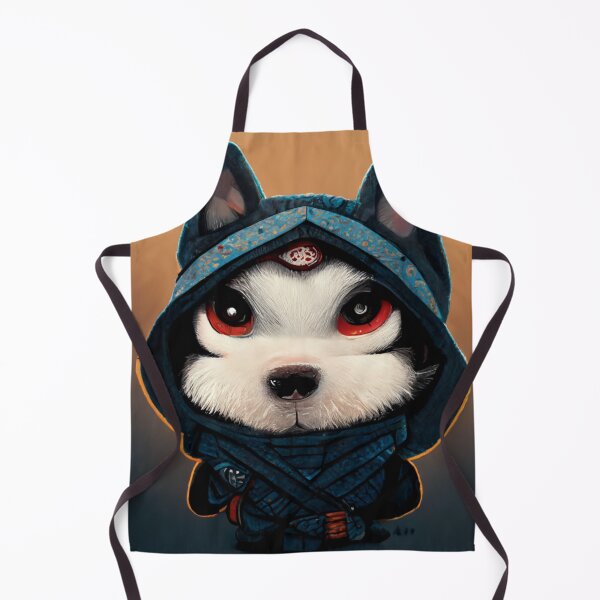 Item preview, Cute Chibi-Style Husky Puppy Ninja #6 designed and sold by Galviato.
