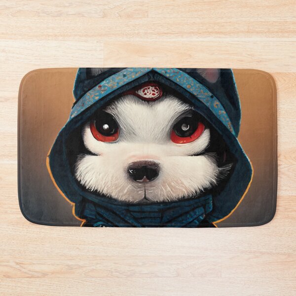 Item preview, Cute Chibi-Style Husky Puppy Ninja #6 designed and sold by Galviato.