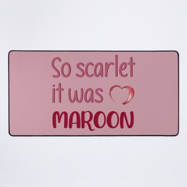 Item preview, So Scarlet it was Maroon Taylor Swift designed and sold by Mint-Rose.