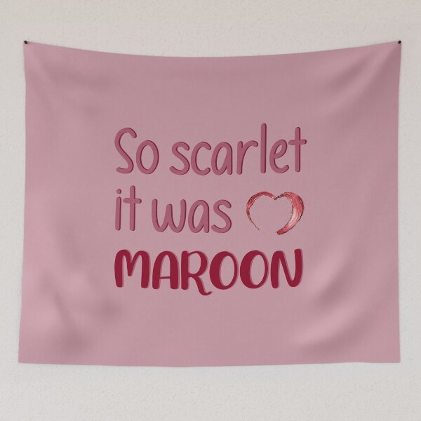 Item preview, So Scarlet it was Maroon Taylor Swift designed and sold by Mint-Rose.