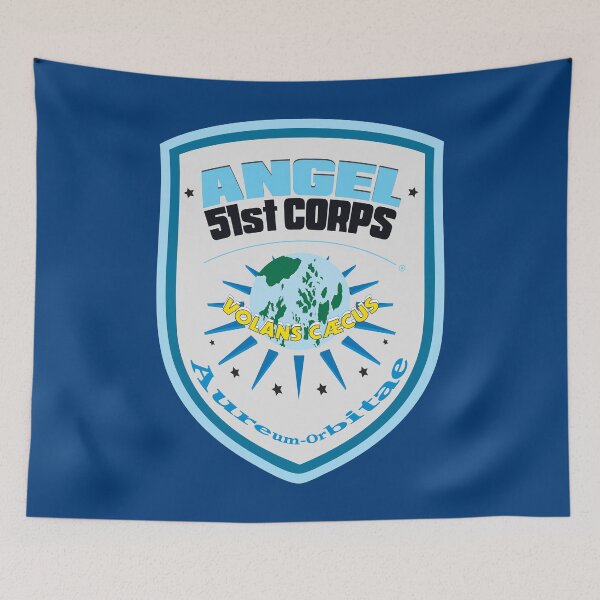 Item preview, Angel 51st Corps Aureum-Orbitae SciFi Mission Patch Space Epic Science designed and sold by somersbyman.