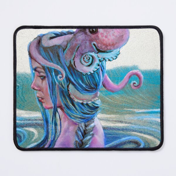 Item preview, Mermaid with Octopus designed and sold by AmandaFineArt.
