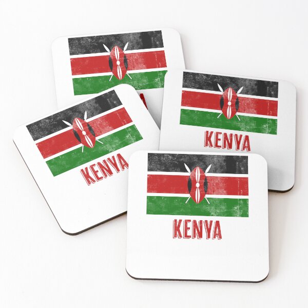 Item preview, Flag of Kenya "Grunge" look. designed and sold by KTSubz Faith & Fun Designs.