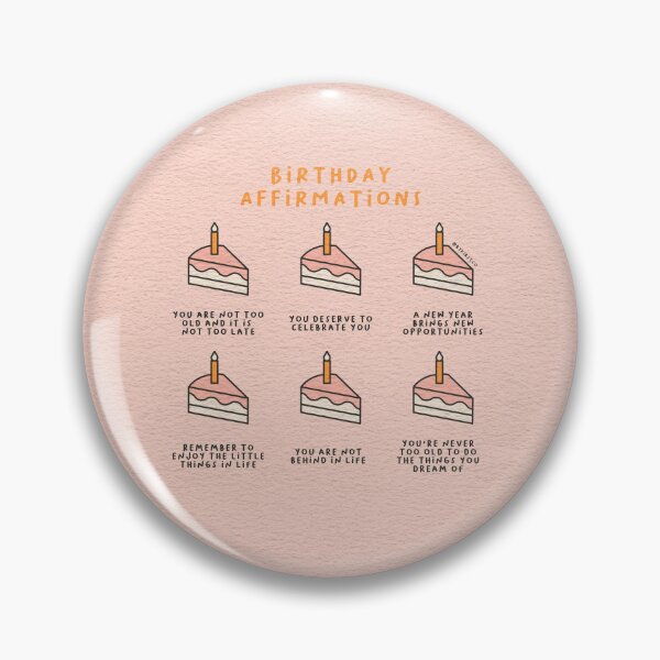 Item preview, Birthday Affirmations  designed and sold by bykirstco.