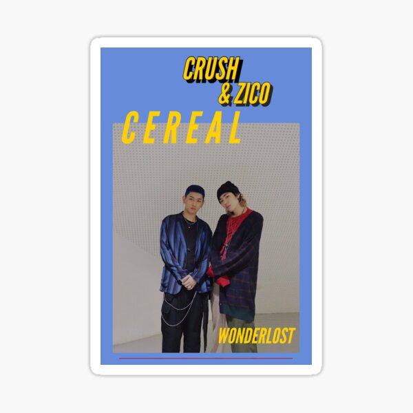 "Crush Cereal Design" Sticker for Sale by MiTOzL1VE Redbubble