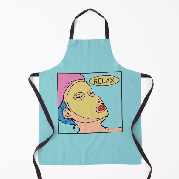 Item preview, Relax Pop Art Woman Spa Face Treatment designed and sold by halleinstyle.