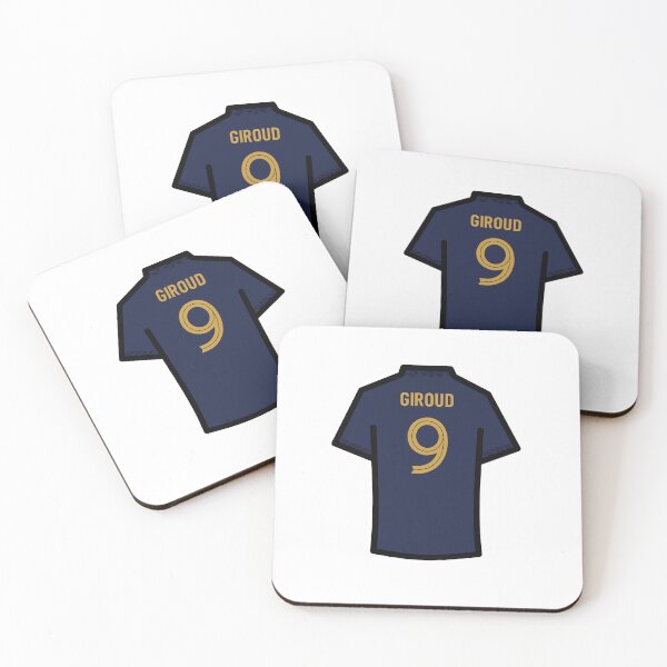 Item preview, Giroud #9 FRA Blue Gold 22 Football Jersey designed and sold by Millustgfx.
