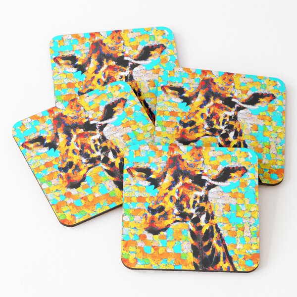Item preview, Giraffe Art - Abstract Giraffe Art Prints (DIgital Art) designed and sold by JohnsOddbox.