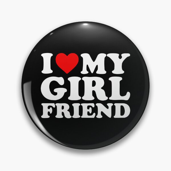 Item preview, I Love My Girlfriend Shirt I Heart My Girlfriend Shirt GF white copy designed and sold by SuneeKeiko.