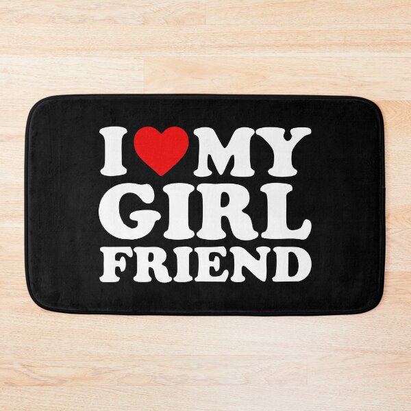 Item preview, I Love My Girlfriend Shirt I Heart My Girlfriend Shirt GF white copy designed and sold by SuneeKeiko.