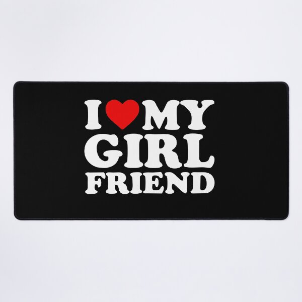 Item preview, I Love My Girlfriend Shirt I Heart My Girlfriend Shirt GF white copy designed and sold by SuneeKeiko.