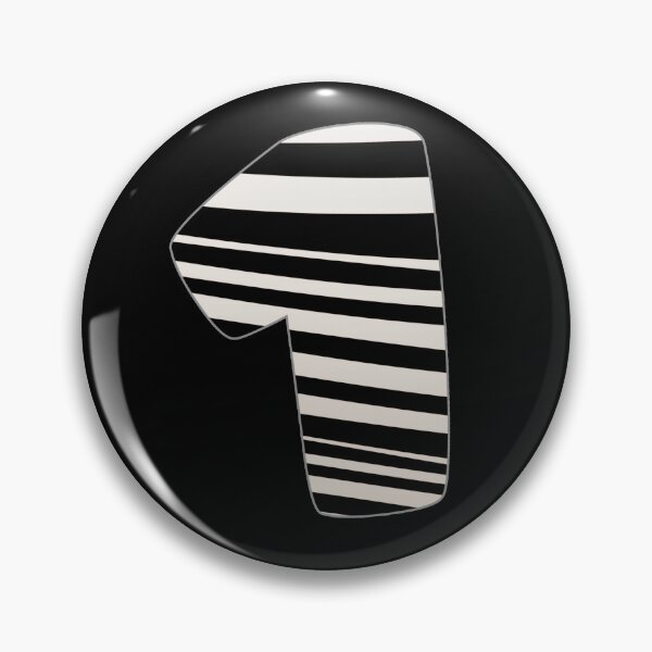 Item preview, Zebra pattern number. Zebra striped numbers. Number 1 designed and sold by IlustradoArts.
