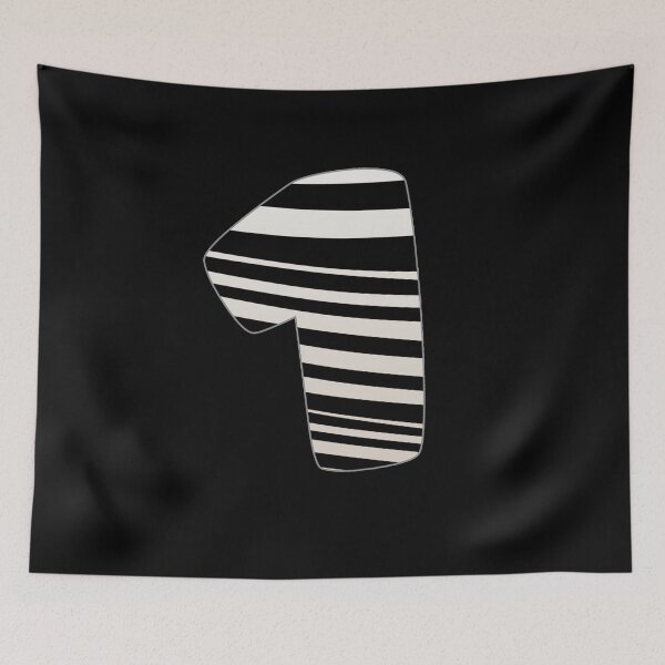 Item preview, Zebra pattern number. Zebra striped numbers. Number 1 designed and sold by IlustradoArts.
