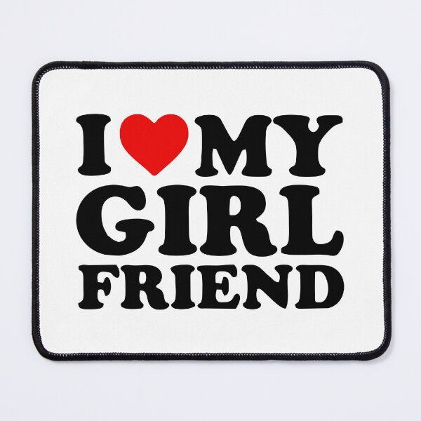 Item preview, I Love My Girlfriend Shirt I Heart My Girlfriend Shirt GF black designed and sold by SuneeKeiko.