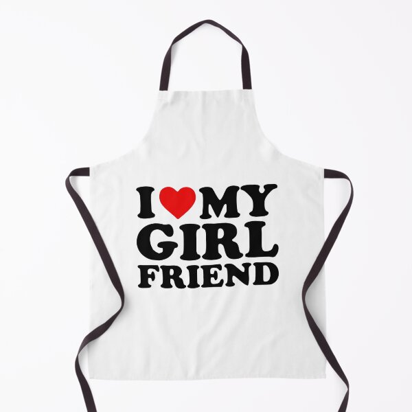 Item preview, I Love My Girlfriend Shirt I Heart My Girlfriend Shirt GF black designed and sold by SuneeKeiko.