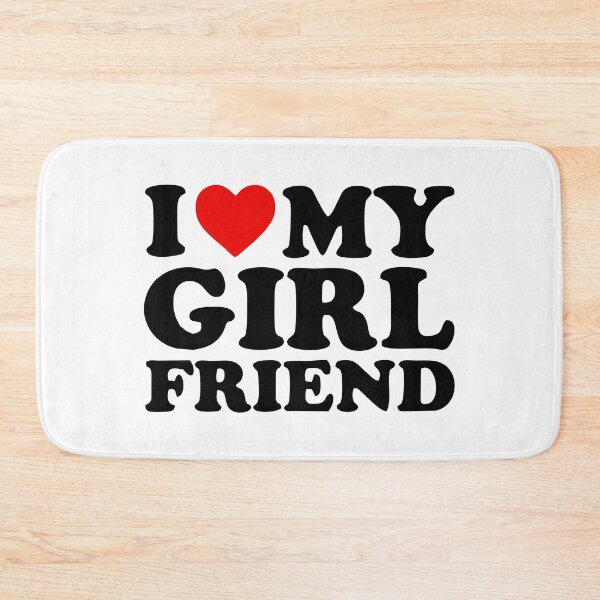 Item preview, I Love My Girlfriend Shirt I Heart My Girlfriend Shirt GF black designed and sold by SuneeKeiko.