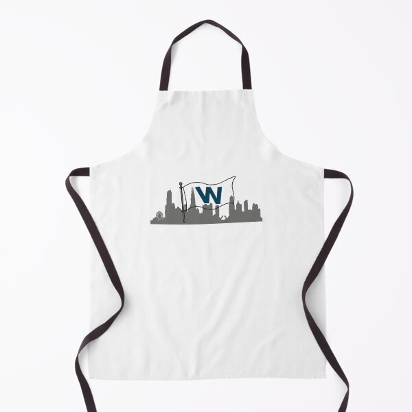 Artikelvorschau, W Flagge Chicago Skyline digitale Zeichnung entworfen und verkauft von mkillustrations.
