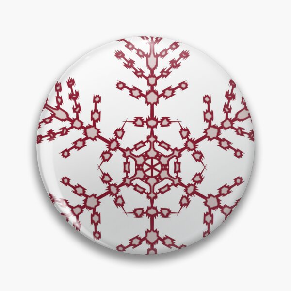 Item preview, red snowflake  designed and sold by Francespoppy.