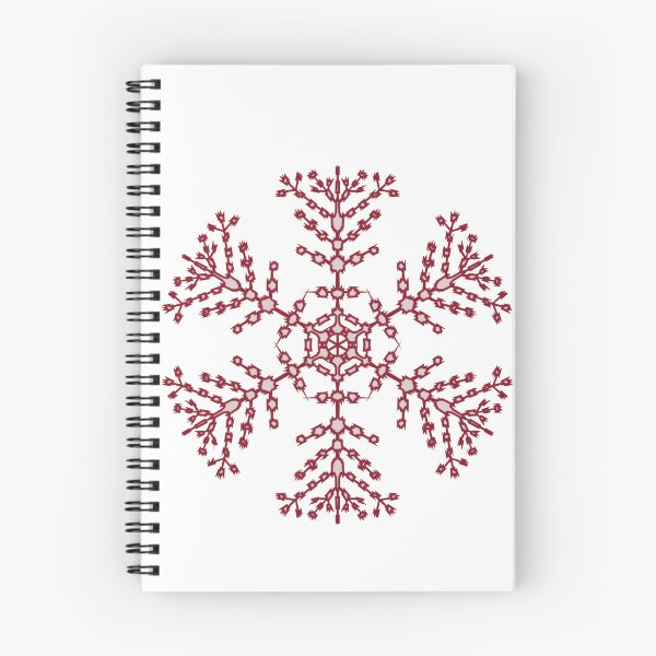 Item preview, red snowflake  designed and sold by Francespoppy.