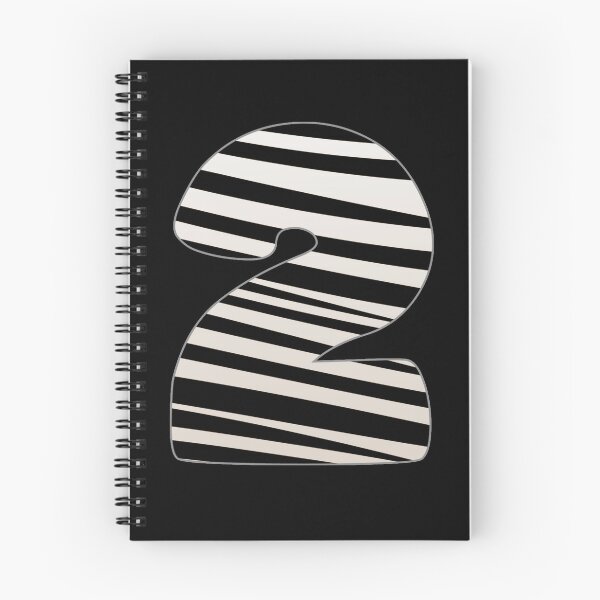 Item preview, Zebra pattern number. Zebra striped numbers. number 2 designed and sold by IlustradoArts.