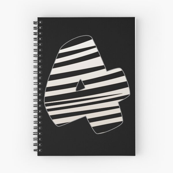 Item preview, Zebra pattern number. Zebra striped numbers. Number 4 designed and sold by IlustradoArts.
