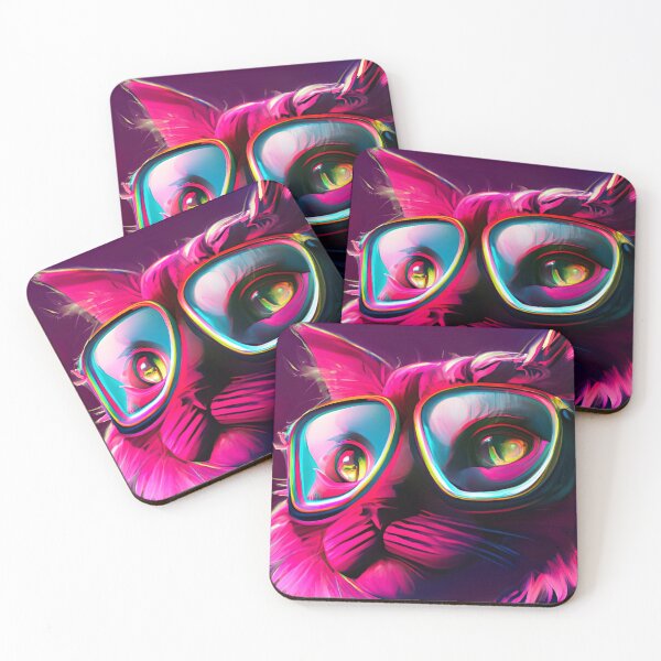 Item preview, CAT IN GLASSES designed and sold by cuprum13.