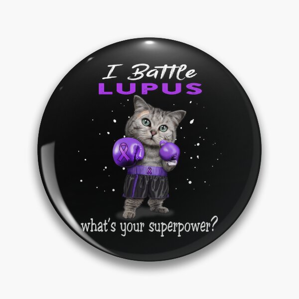 Item preview, Lupus Warrior - I Battle Lupus What Is Your Superpower? designed and sold by Jennpak.