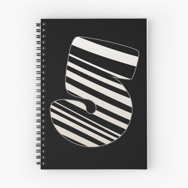 Item preview, Zebra pattern number. Zebra striped numbers. Number 5 designed and sold by IlustradoArts.