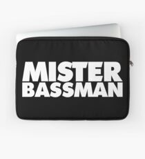 MISTER BASSMAN (white) Laptop Sleeve