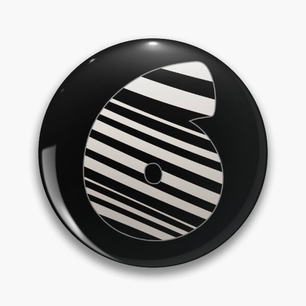 Item preview, Zebra pattern number. Zebra striped numbers. Number 6 designed and sold by IlustradoArts.