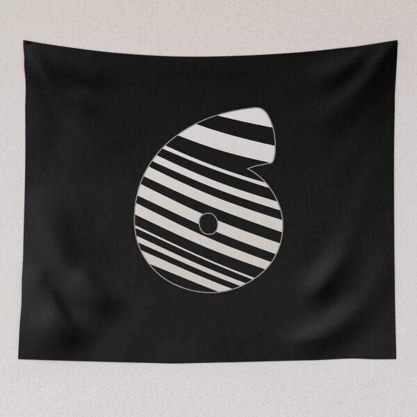 Item preview, Zebra pattern number. Zebra striped numbers. Number 6 designed and sold by IlustradoArts.