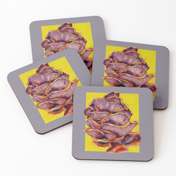 Item preview, Oyster Mushroom Fine Art Watercolor Drawing Illustration designed and sold by Amelia Parlier.