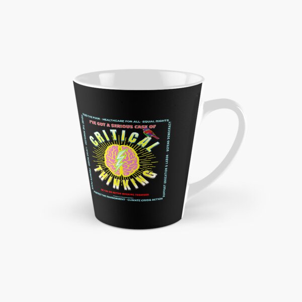 Item preview, PMD00160 Progressive Movement Designs critical thinking brain on black w rainbow colored bird for progressives or LGBTQ designed and sold by ProgressiveLeft.