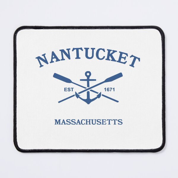 Item preview, Nantucket anchor and oars blue designed and sold by surf110.