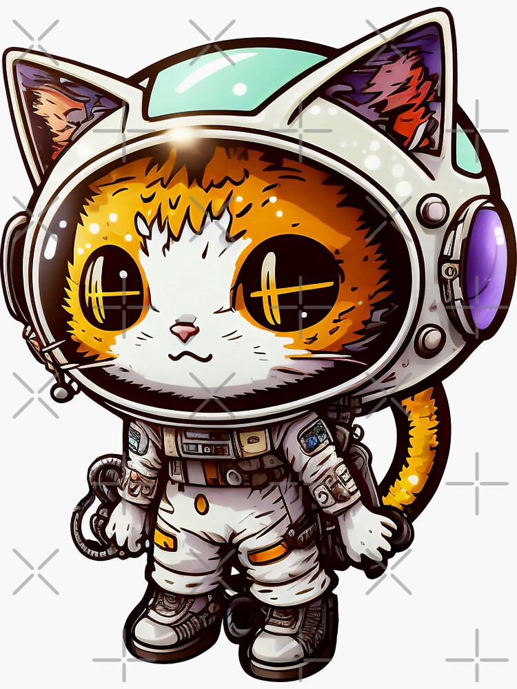 "Kawaii Space Cats Chibi Cats Kawaii Cats Anime Cats Space Cats