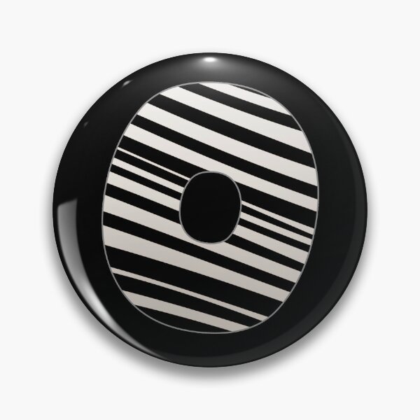 Item preview, Zebra pattern number. Zebra striped numbers. number 0 designed and sold by IlustradoArts.