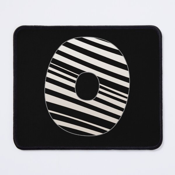 Item preview, Zebra pattern number. Zebra striped numbers. number 0 designed and sold by IlustradoArts.