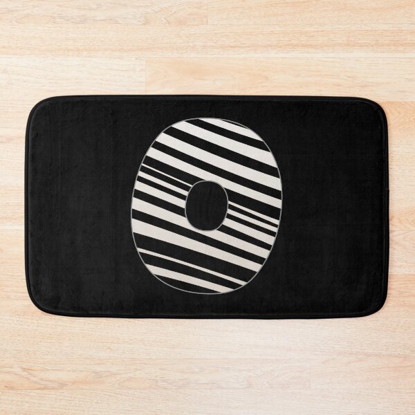 Item preview, Zebra pattern number. Zebra striped numbers. number 0 designed and sold by IlustradoArts.