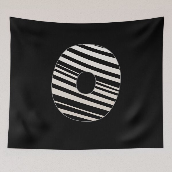 Item preview, Zebra pattern number. Zebra striped numbers. number 0 designed and sold by IlustradoArts.