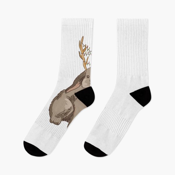 Item preview, Jackalope Christmas Bunny Design designed and sold by ZzCorezZ.