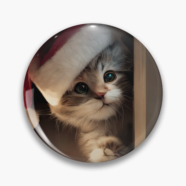 Item preview, Who wouldn't want this kitten as a Christmas present? designed and sold by Newtaste-Store.