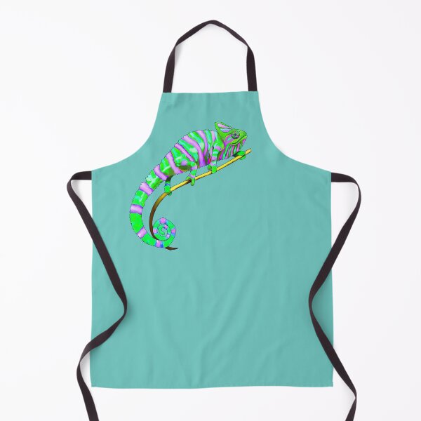Item preview, Colorful Chameleon Love - Green and Purple Lizard designed and sold by LaRoach Digital Arts.