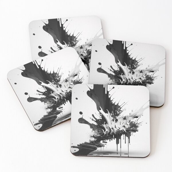 Item preview, Life in Black and White Dripping Paint designed and sold by AICreateWorlds.