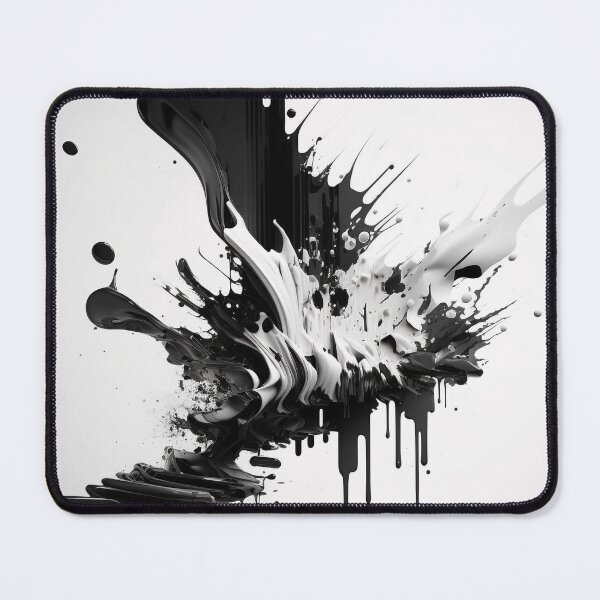 Item preview, Life in Black and White Dripping Paint designed and sold by AICreateWorlds.
