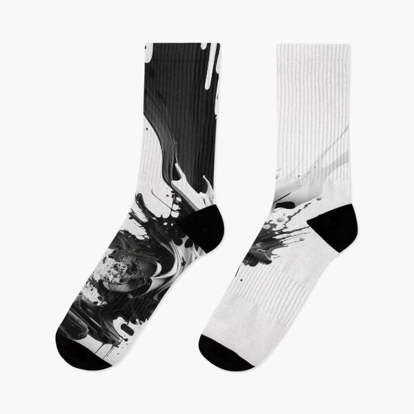 Item preview, Life in Black and White Dripping Paint designed and sold by AICreateWorlds.