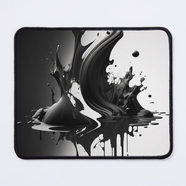 Item preview, Life in Black and White Leaking Paint designed and sold by AICreateWorlds.