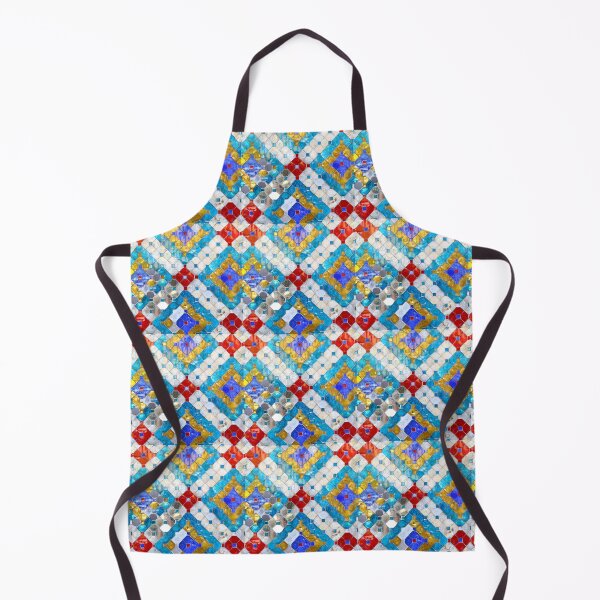 Item preview, Square and Circle Pattern in multi-color designed and sold by Sasidenidesign.