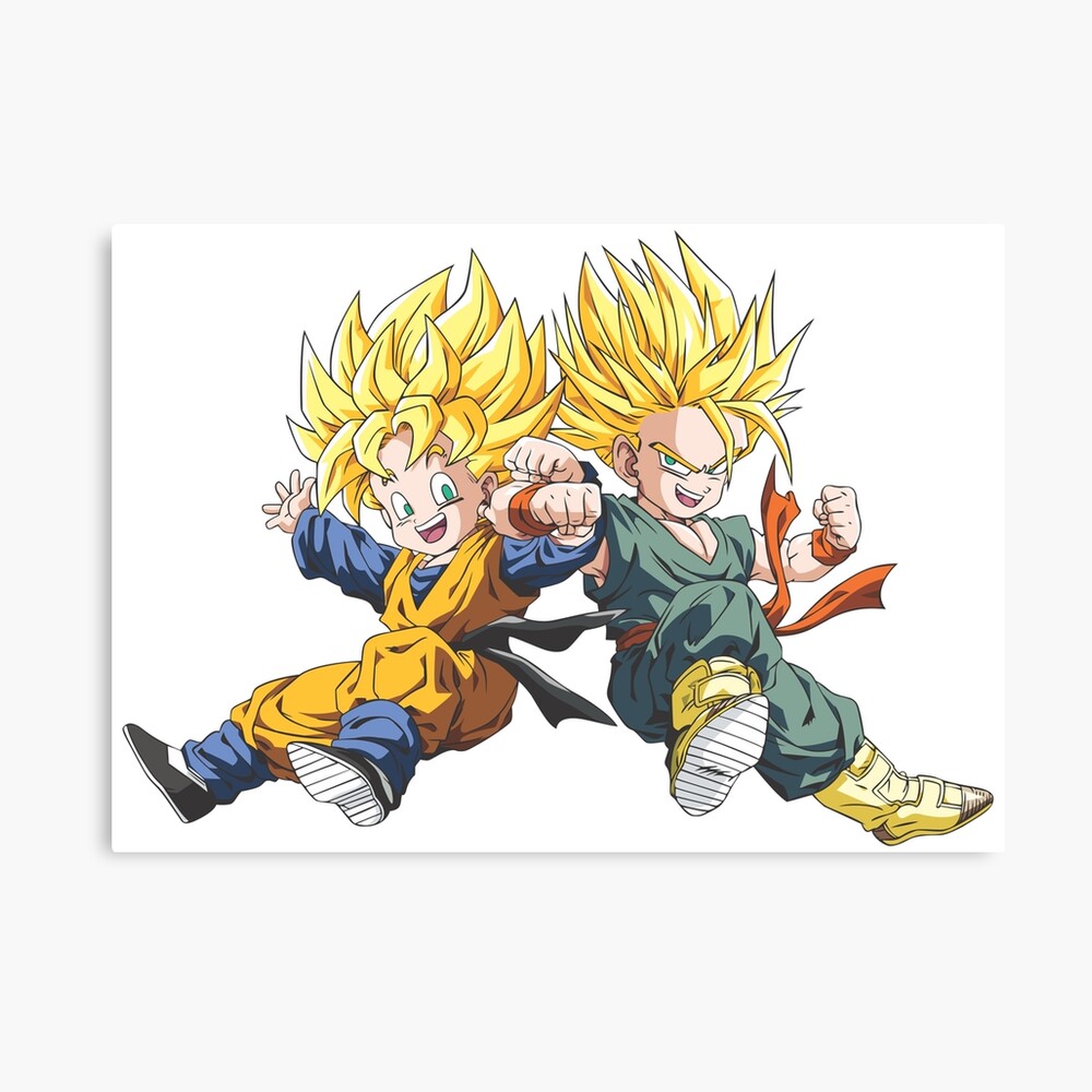 Lámina fotográfica for Sale con la obra «Goten y Trunks» de AlbDesign |  Redbubble