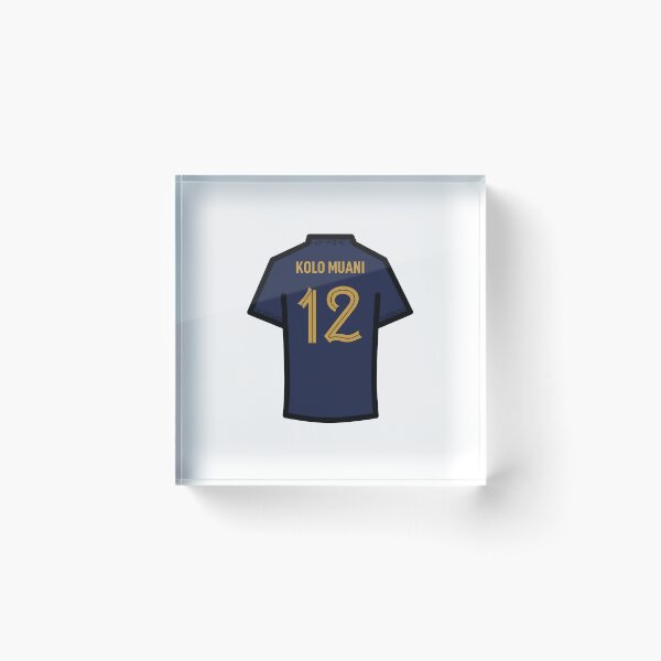 Item preview, Muani #12 FRA Blue Gold 22 Football Jersey designed and sold by Millustgfx.